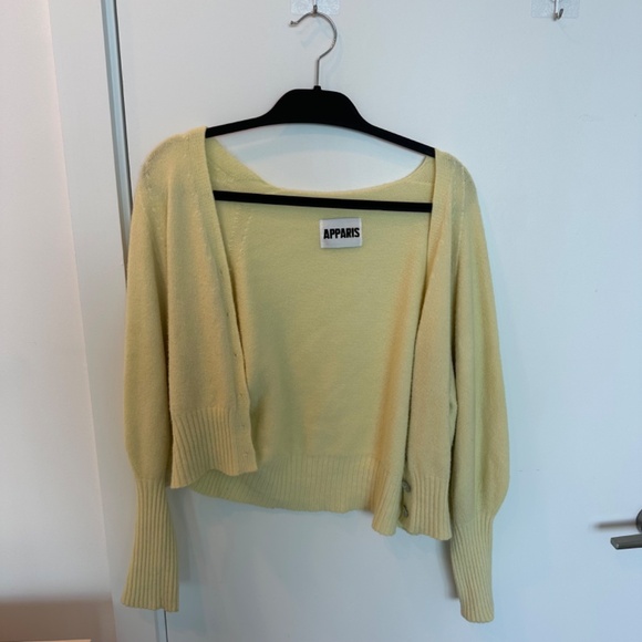 APPARIS Light Yellow Sweater – Size M - Picture 7 of 7